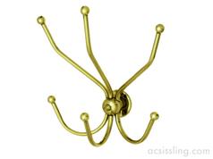 Mackinnon & Bailey MS7328 Restaurant Triple Hat & Coat Hooks 