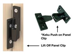 'Keku' Type Secret Fix Panel Clips  