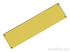 Sheet Brass Finger & Push Plates  