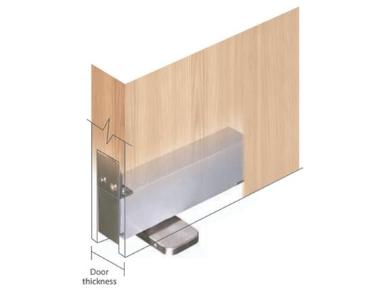 Newstar Bary Closer Heel Mounted Double Action Door Closer 60kg