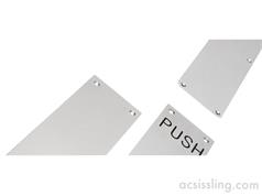 Sheet Aluminium Kick & Impact Plates 150mm & 200mm Deep 