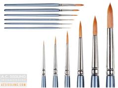 Pro Arte Series 60 Prolon Masterstroke Nylon Round Brushes - All Purpose High Quality