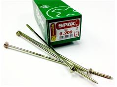 SPAX SCREWS Washer Head  Zinc Heavy Timber Engineering Screws  Zinc Yellow Passivated TORX