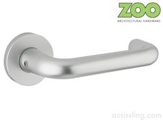 Zoo ZAA Architectural Round Rose Levers 19mm & 22mm Diameter - Aluminium 