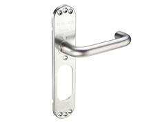 Zoo ZAAILP 19mm Return to Door Levers on Long Backplates 220 x 50mm SAA 