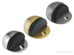 Zoo ZAB06B Series Budget Floor Mounted Oval Door Stops 