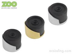 Zoo ZAB85 Series Shielded Floor Mounted Round Door Stops 