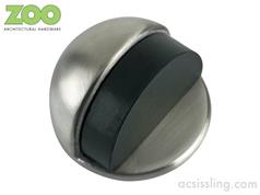 Zoo ZAS06 Series Oval Floor Mounted Stainless Steel Door Stop 