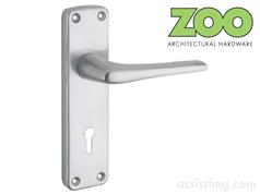Zoo ZCA Contract Face Fix Levers on Backplate 