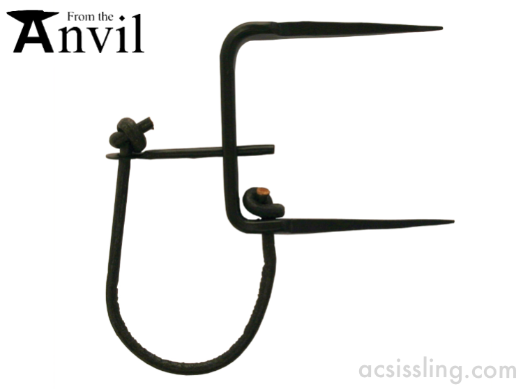 From The Anvil 33174 Locking Staple Pin Powder Coated Black 