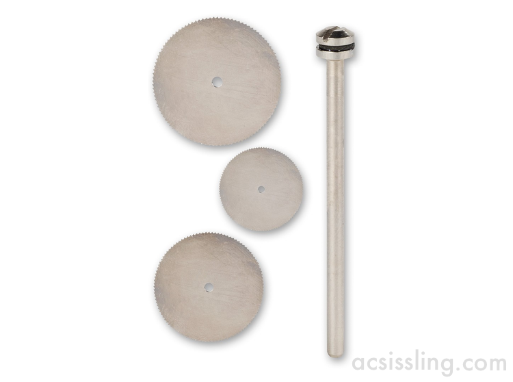 Proxxon Spring Steel Cutting Bades & Arbor 477601 / 28830