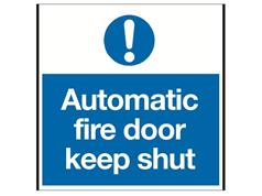Automatic Fire Door K/S  Exclamation Mark  