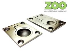 Zoo ZAS42 / ZAS43 Series Stainless Rectangular Flush Pulls 